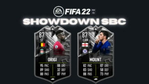 FIFA 22 showdown SBC