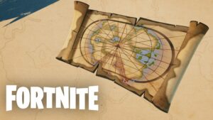Nathan Drake's treasure map in fortnite
