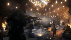 players fighting on hotel royal map in cod vanguard