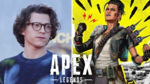 Tom Holland and Mad Maggie in Apex Legends