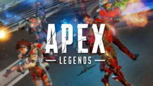 apex legends legends shooting with logo