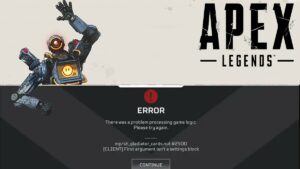 Apex Legends Pathfinder and error code